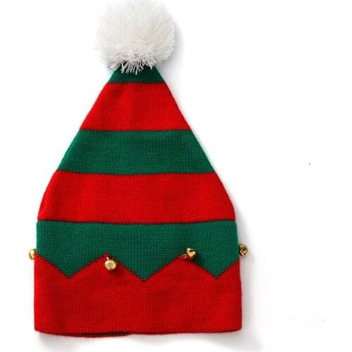 Christmas Hats with Soft Knitted Hat Santa Snowman Reindeer Christmas Hat Adult Kids Xmas Party Cap Christmas Decor