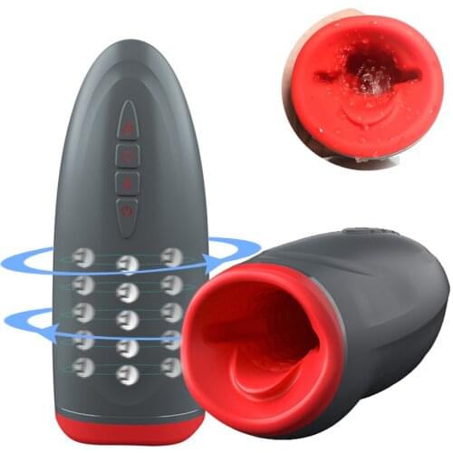 Sex Toy Automatic Masturbation Cup Real Sucking Male Masturbator Strong Clip Suction Blowjob Deep Throat Oral For Men Sex Device