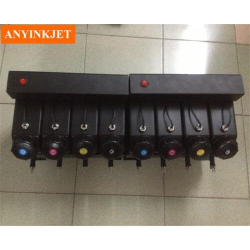 8 color UV bulk ink system with sensor for Wit color Litu Tiancai Flat outdoor UV ink printer plotter(not need cartridge)