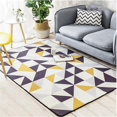 Nordic Style Modern Nylon Soft Delicate Large Carpets For Living Room Bedroom Rugs Home Carpet Area Rug Floor Door Mat Fashion