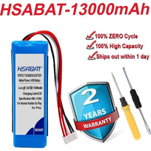 Top Brand 100% New 9000mAh Battery for Harman Kardon Go play / Go Play Mini Speaker GSP1029102 01 in stock