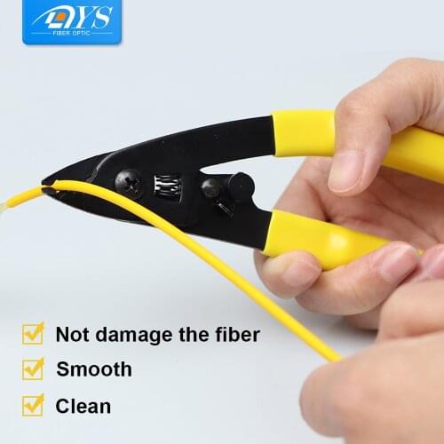 Fiber stripping pliers Tri-Hole Fiber Optic Stripper Alicates, Optical Cable Wire Scissors Tools kits