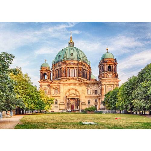 Vintage Palace Castle Dome Building Photographic Background Customized Backdrops for Children Lovers Portrait Photo Shootings