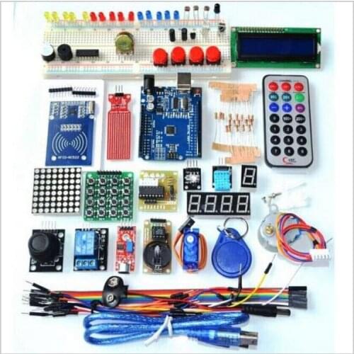 1 Lot Upgraded Advanced Version Starter Kit the RFID learn Suite Kit LCD 1602 for Arduino UNO R3