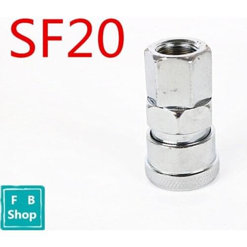 1PCS SF20 1/4" Female Thread Pneumatic Quick Coupler Connector Fittings