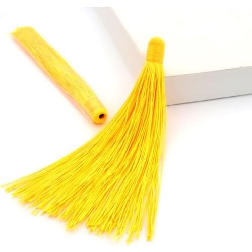 10pcs 12cm 7 colors Red Yellow Long Tassel Diy Jewelry Making Finding Earring Accessories Supply