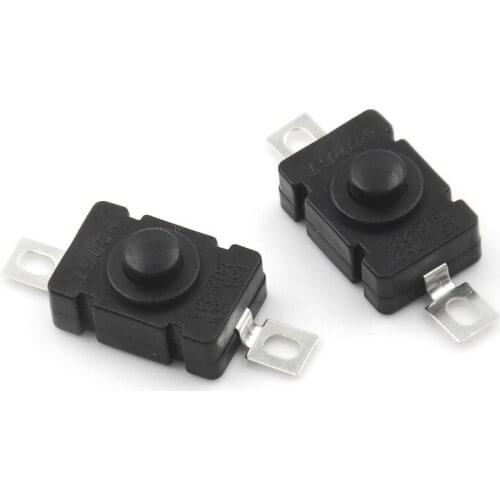 10pcs/lot 18 x 12mm 1.5A 250V Flashlight Switches Self SMD Type Locking Push Button Switches Wholesale