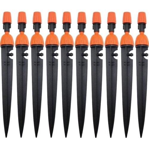 10Pcs Flower Garden Outlets Spray dripper Adjustable Greenhouse Agricultural Irrigation System Connection 4/7mm Hose