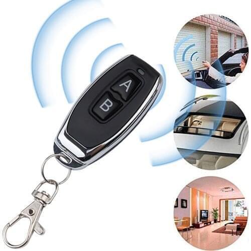 2 channel 433.92 mhz Duplicator Copy Remote Control Wireless RF Electric Gate Garage 433 434mhz Led Light Remote Controller Key