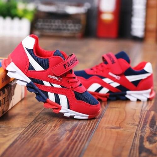 2021 New Mesh Kids Sneakers Lightweight Older Children Casual Sports Breathable Boys Shoes Non-slip Girls Running Shoes 26-40