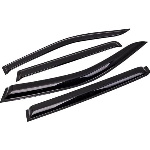 4 Pieces Weathershield Window Visors for Nissan Navara D40 YD25DDTi 2006-2015