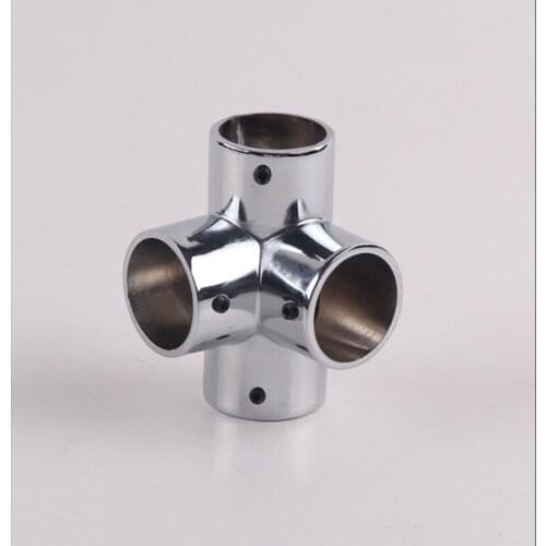25MM Pipe elbow Connector shelves Accessories Tube assembly connection zinc alloy X4
