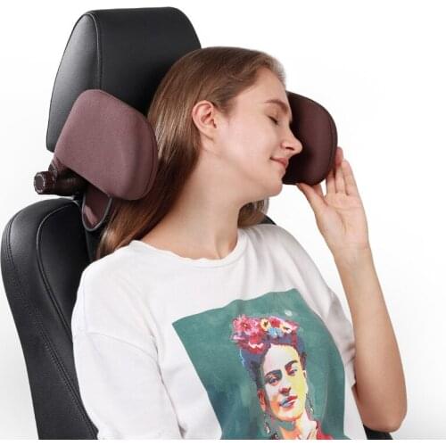 Car Pillow Sleep Helper Car Seat Headrest Travel Rest Neck Pillow U-Shaped Pillow For Kids Adult Children Auto Seat Head Cushion
