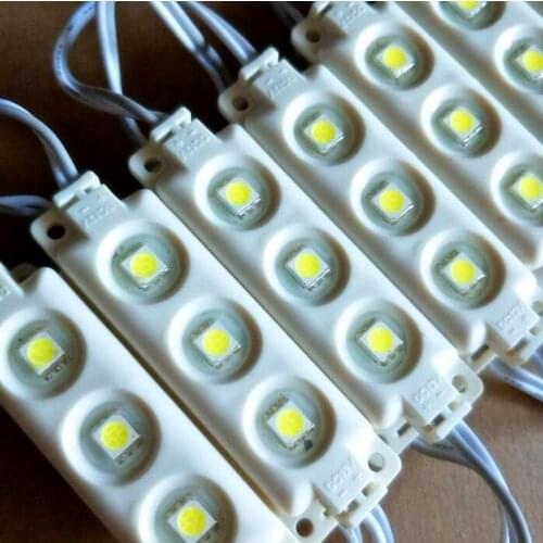 Free shipping 3led SMD 5050 Injection Led Module DC12V Waterproof IP65 Blue LED Advertise letter led Sign Lights