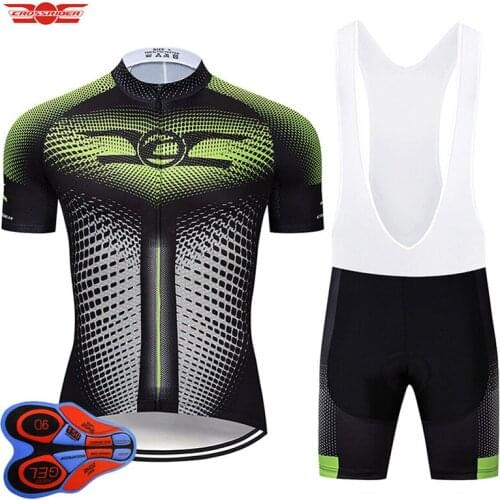 Black Pro cycling jersey 9D Gel bike pants suit men summer quick dry pro BICYCLING shirts Maillot Culotte wear