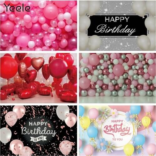 Yeele Scene Balloon Proposal Decoration Birthday Party Baby Child Portrait Backgrounds Photography Backdrop For Photo Studio