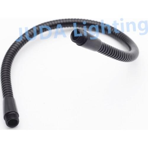 High quality flexible metal iron gooseneck M8 tube M10 thread hose Plumbing Hoses tube for led table lamp ceiling rose adapter