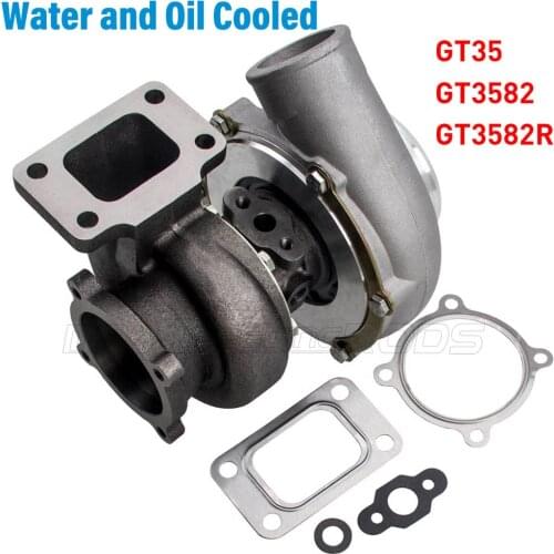 GT35 GT3582 Anti Surge Turbocharger .70 A/R .63 A/R Water + Oil Cooled 600HP Turbo Compressore For 3.0L-6.0L engines