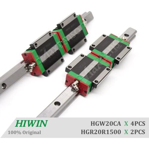 HIWIN HGW20 Guides 1500mm Linear Guide Rail CNC Router Parts HGR20 Linear Guideways for CNC Machine Center High Precision