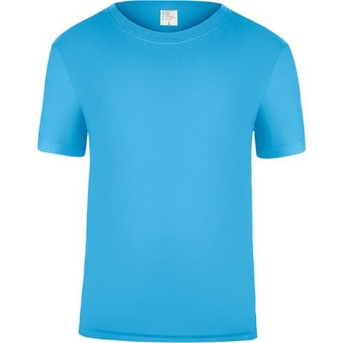 Round collar cotton T-shirt short-sleeved shirt summer half sleeve blouse