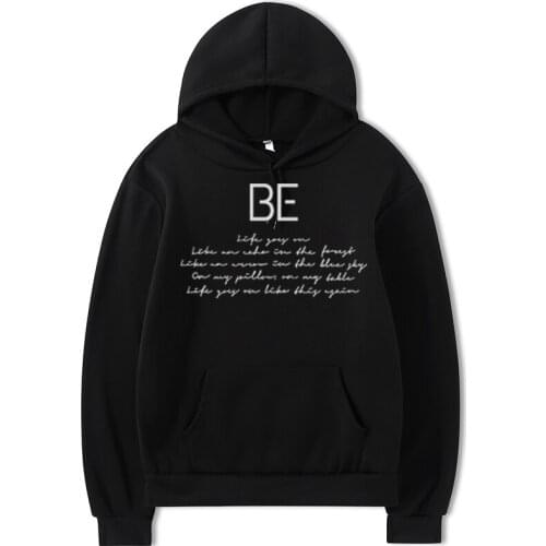 Kpop Bangtan Boys New Album WILL BE Sweatshirts hoody hoodies Life goes on Fashion Hooded Women Girls Tops Outwear turtle neck