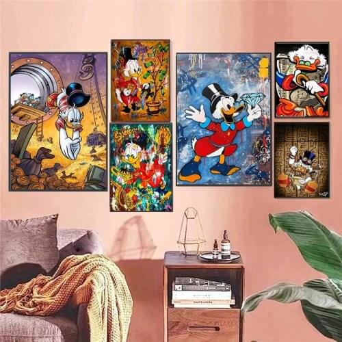 DIY 5D Diamond Painting Disney Donald Duck Full Diamond Embroidery Cross Stitch Kits Diamond Mosaic Picture Home Decoration