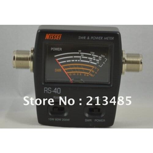 NISSEI SWR & Power Meter RS-40 144/430MHz Band for Two-way Radio