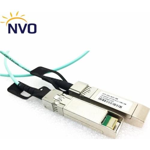 Support custom length 25G SFP28 to SFP28 AOC Fiber Cable 5m SFP Module OM3 Active Optical CopperCable High Speed for Data Center