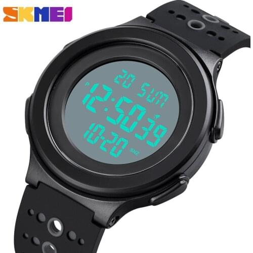 Outdoor Sport Mens Watch Japan Battery Waterproof Silica Gel Strap LED Digital Man Wrist Watch relogio masculino SKMEI 2021