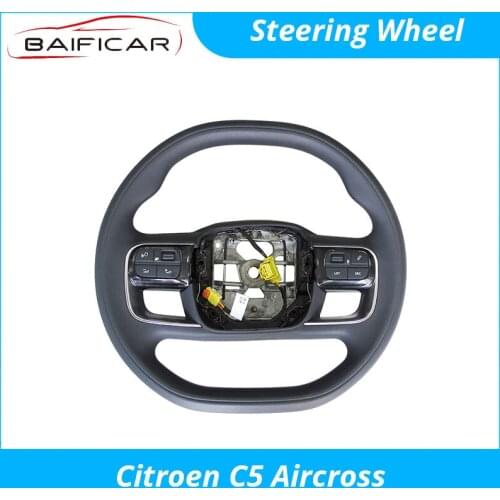 Baificar Brand New Genuine Steering Wheel Assembly Multi Function Leather for Citroen C5 Aircross