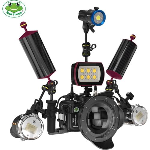 Seafrogs Pre-Order IPX8 100meter Waterproof Aluminum Alloy Housing With Vacuum Pump System For Sony A7SIII