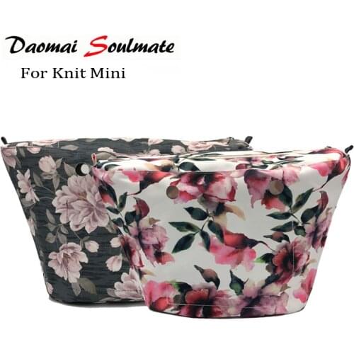 Knit Mini Size Waterproof Inner Pocket Lining Insert for O bag Obag Knit Mini EVA Women Handbag Silicone handbag