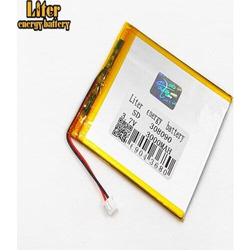XHR-2P 2.54 3000mAh 3.7V in the special offer core lithium polymer battery 308090