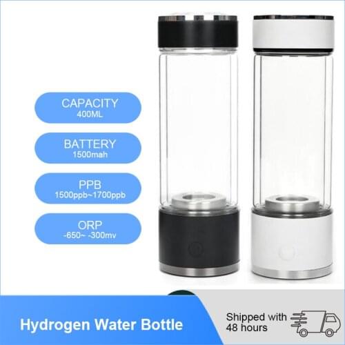 YenvK 400ML High Concentration Of Hydrogen Up To 1500-1700PPB Hydrogen Water Generator With SPE&PEM And Absorb Hydrogen Kit