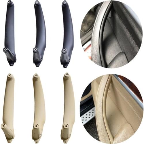 1Pcs Car Right Left Inner Door Panel Handle Pull Trim Cover For BMW E70 X5 E71 E72 X6 SAV Car Accessories