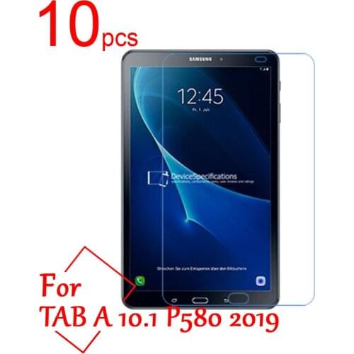 10pcs Clear/Matte/Nano LCD Screen Protector Cover for Samsung Galaxy Tab A 10.1 T510 P580 with S Pen 2019 Tablet Protective Film