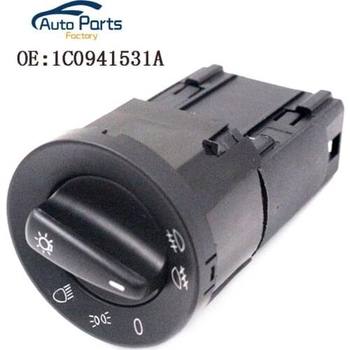 1C0941531A Headlight Fog Lamp Switch For Volkswagen Passat B5 B5.5 Golf Bora J*ETTA MK4 New Beetle SHARAN Polo Lupo Seat
