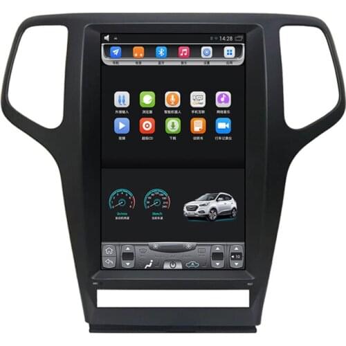 2011-2013 Grand Cherokee 13.6 inch Vertical touch Screen Android Car GPS Navigation multimedia Bluetooth Wifi