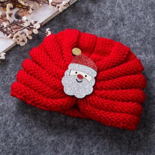 2020 Christmas Hat for Baby Girls Knit Baby Beanie Todder Hats Cartoon Photography Props Newborn Hat Kids Beanie Baby Boy Cap