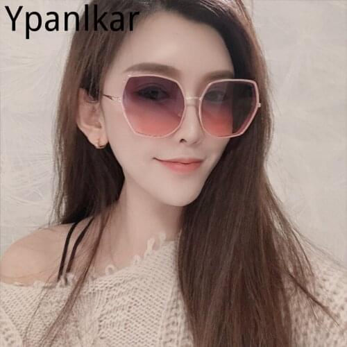 2021 Fashion Women Oversize Square Sunglasses Black Big Frame Sunglasses Driver Sunglasses