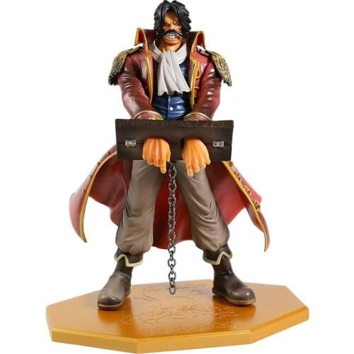 26CM Anime One Piece Figure Antistress Gol D Roger Excellent Model Anniversary PVC Action Figure Collection Model MegaHouse Toys