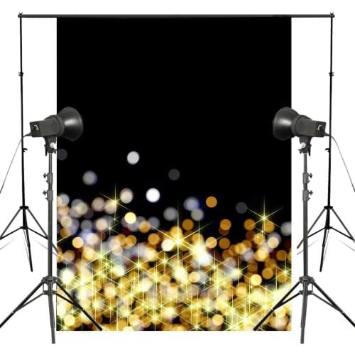 5x7ft Black Backdrops for Photography Glittering Photo Background kids wedding studio props