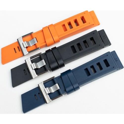 Watch accessories retangula rubber strap diving strap tunaSBDX005 20/22/24mm Black