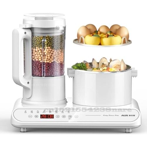 Silent Wall Breaking Machine Multi-function Left and Right Partition Home Breakfast Machine Soy Milk Cooking Machines