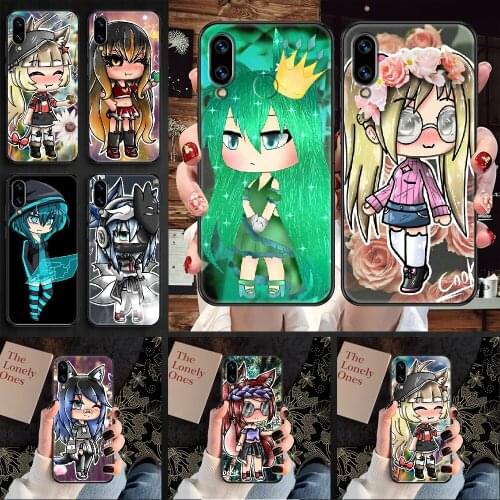 Social Game Gacha Life Phone case For Huawei Honor 6 7 8 9 10 10i 20 A C X Lite Pro Play black art back pretty prime luxury
