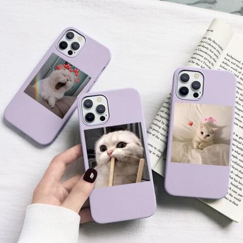 Cute Cat TPU Case For Huawei Nova 5T P Smart 2021 Y6 Y7 Y9 2019 Honor 10X 10i 10 20 8A 8X 9X P30 P20 P40 Lite E Pro Cover Coque