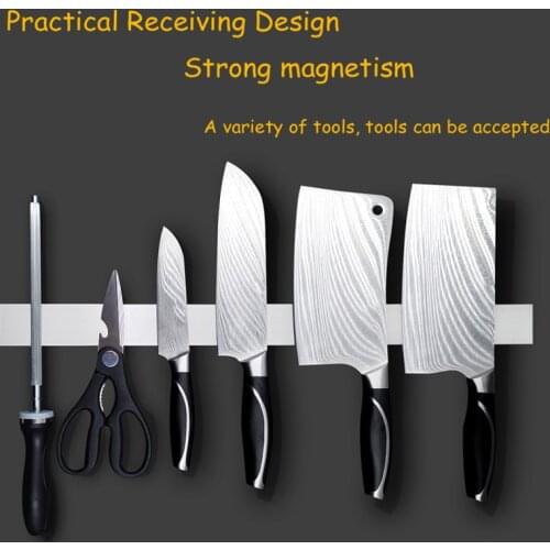 Kitchen knife rest hook knife holder enclosed waterproof holder magnetic wall hook shelf knife holder hole-free rack