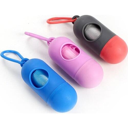 1 Pc Practical Pet Dog Poop Bag Dispenser Waste Garbage Holder Dispensers With Poop Bags Set Pets Dogs Trash Cleaning Supplies