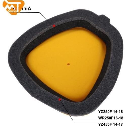 Motorcycle Air Cleaner Filter For Yamaha YZ250F 2014-2018 2015 WR250F 2016-2018 YZ450F 2014-2017 Off Road Dirt Bike