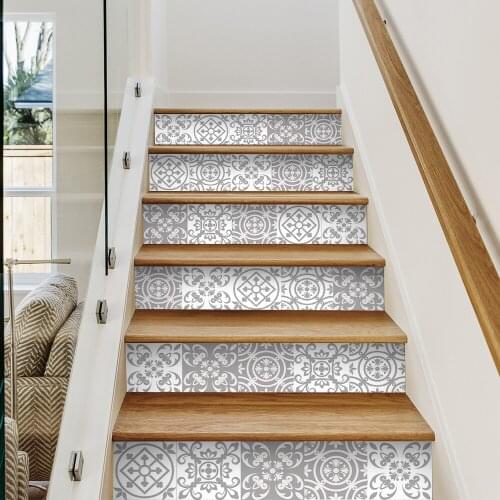 Funlife® 18*100cm Easy to Clean Kitchen Floor sticker Removable Waterproof Anti-Slip Peel Stick Decorative Home Stair Stickers